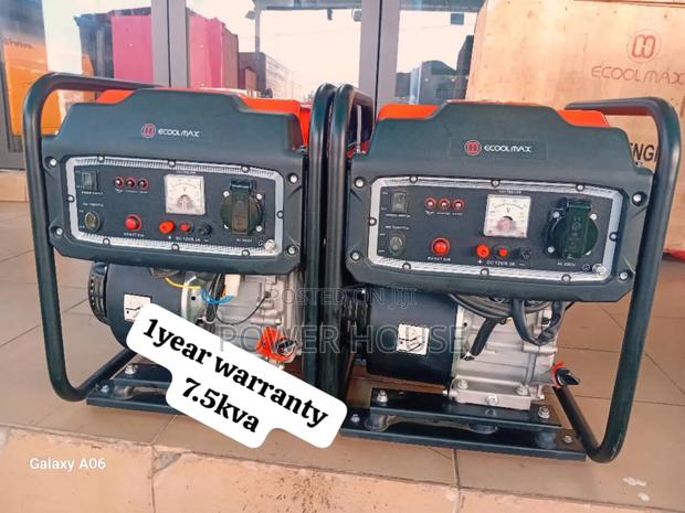 Alpha Surage X Ecoolmax Generator 7.5kva Petrol 7.5kva · Photo 1
