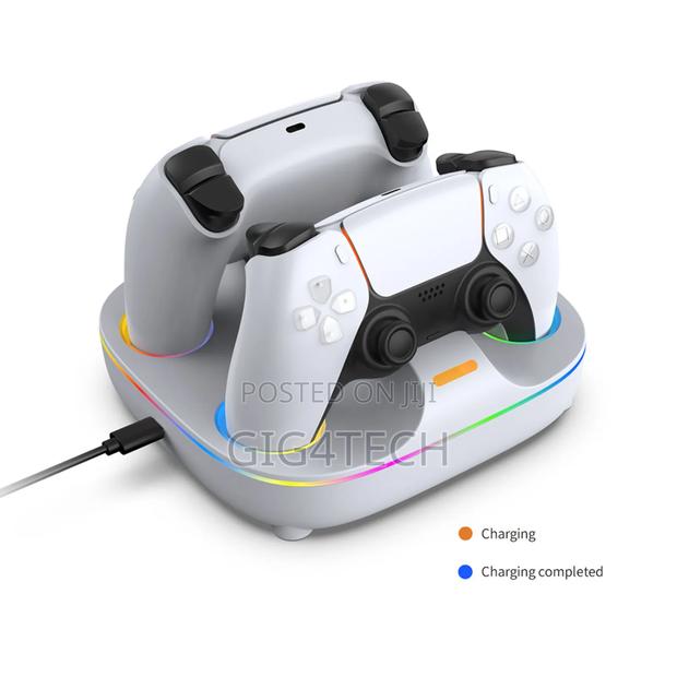 Dobe Ps5 RGB Charging Dual Stand Tp5-35115 · Photo 1