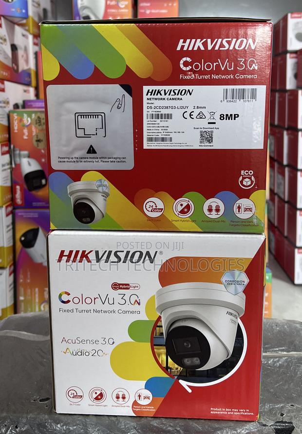 Hikvision Ds-2cd2387g3-Li2uy 8mp Indoor Colorvu Ip Camera · Photo 1