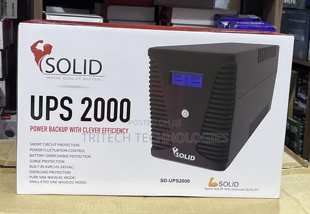Solid Ups 2000va (Automatic Voltage Regulator) Built in Avr · Photo 1