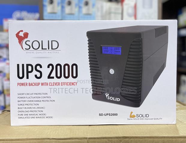 Solid Ups 2000va (Automatic Voltage Regulator) Built in Avr · Photo 2