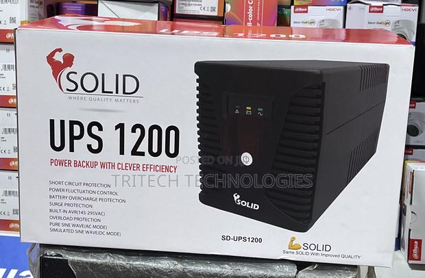 Solid Ups 1200va (Automatic Voltage Regulator) Built in Avr · Photo 1