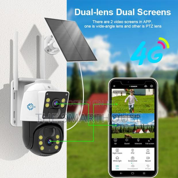 Smart Solar 4g Dual Lens CCTV (One Year Warranty) · Photo 2