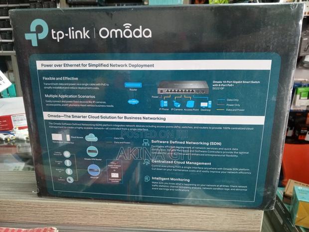 Tp-Link Omada 10 Port Gigabit Smart Poe+ Switch 61w Sg2210p · Photo 3