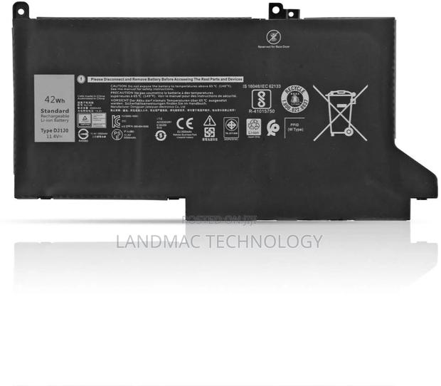 Dell Dj1j0, Latitude 7280 11.4v 42wh Li-Ion Laptop Battery · Photo 1