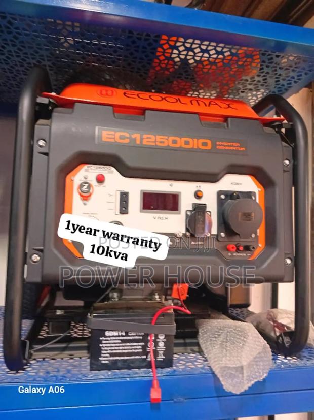 Axionzone Ecoolmax Petrol Generator 10kv 13000watts 10kva · Photo 1