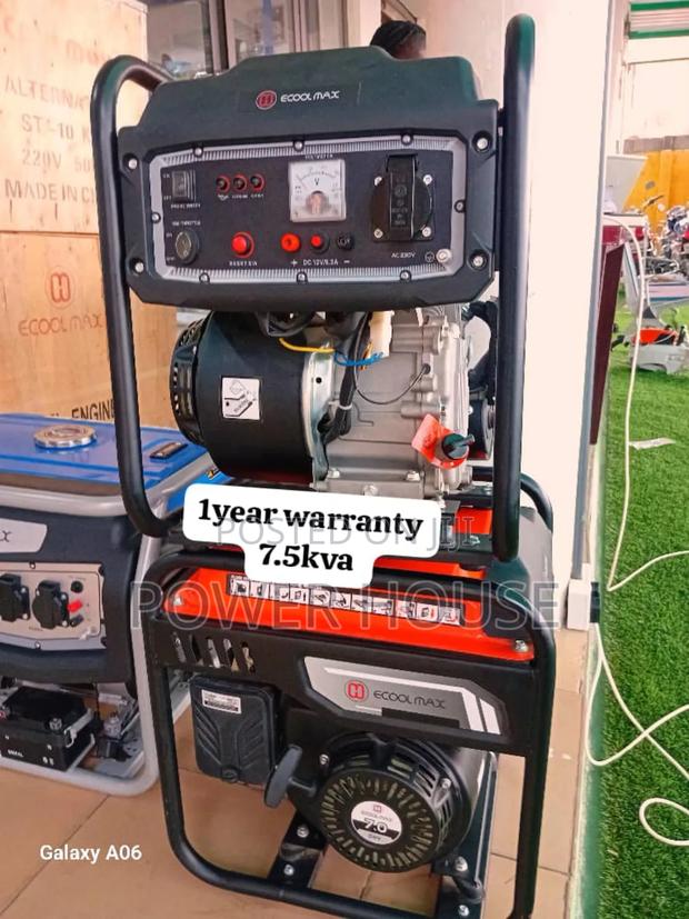 Vanta Volt Elite Ecoolmax Generator 7.5kva 8500watts · Photo 1