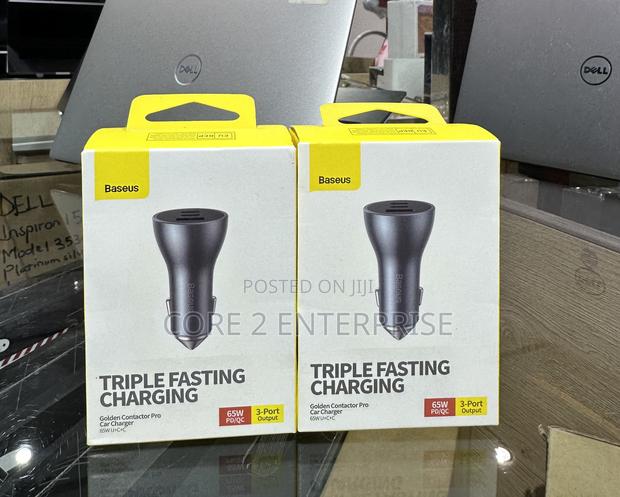 Baseus 65w Triple Fast Car Charger · Photo 1