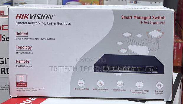 Hikvision 8port Poe Switch With 2uplink Ds-3e1510p-E1/M · Photo 1