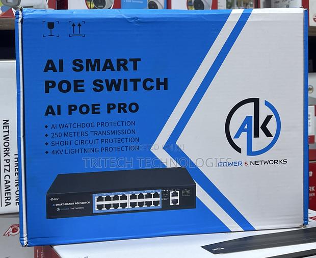 Ak 16port Poe Smart Ai Switch Ai Poe Pro · Photo 1
