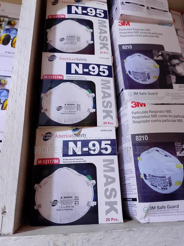 American Safety & 3m 8210 <> N-95 Nose Mask.[20/Pack]. · Photo 1