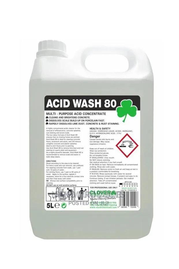 Clover Acid Wash 80 (Acid Wash) 5litres · Photo 1