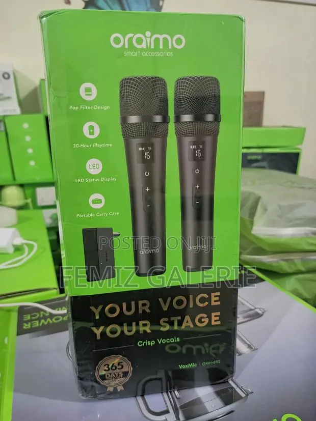 Oraimo Voxmic Portable Long-Lasting Wireless Microphone · Photo 1