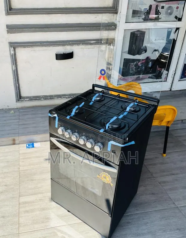 Super Affordable Volcano Gas Oven 4 Burner(Black)Double Grid · Photo 1