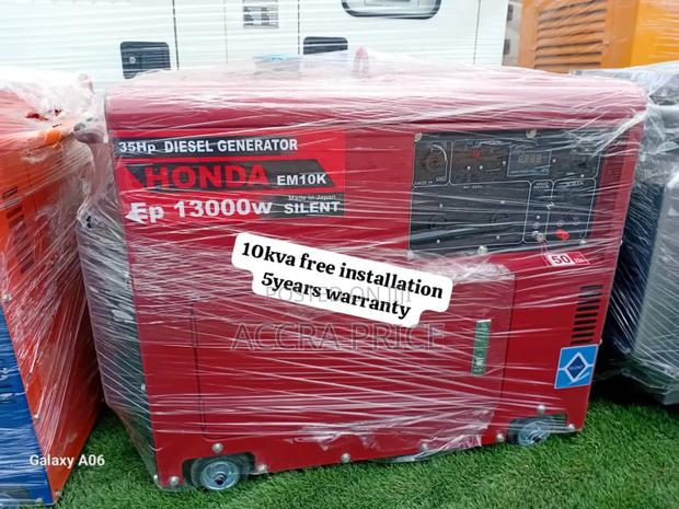 Turbo Gen 10kva 13000wats Diesel Generator 10kva Honda · Photo 1