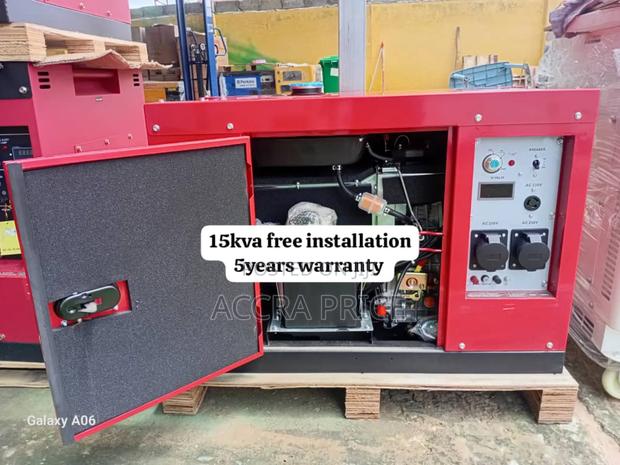 Accredited 15kva 16500wats Diesel Silent Generator 15kva · Photo 1