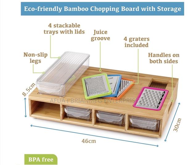 Bamboo Condiments Chopping Board · Photo 4