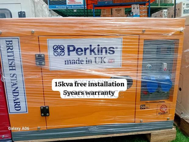 Yellow Gen Perkins 15kva 16500watt Diesel Generator 15kva · Photo 1