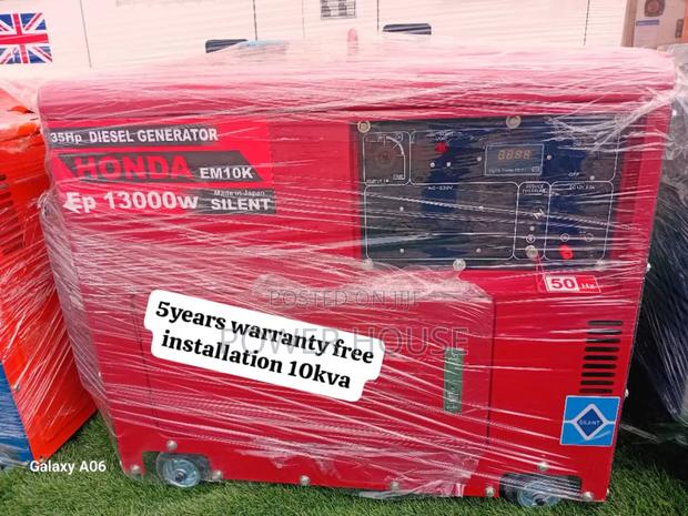 Omega Tower Exclusive Honda Diesel Generator 10kv 13000watts · Photo 1