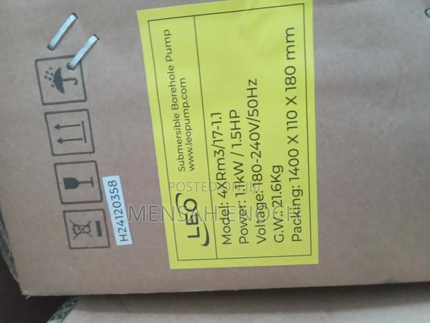 Leo 1.5 Hp Pump Borehole . · Photo 1