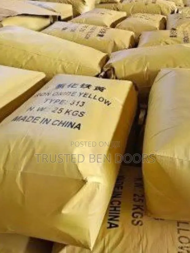 Iron Oxide Yellow Pigment Colour for Concrete Stamp Works · Photo 1