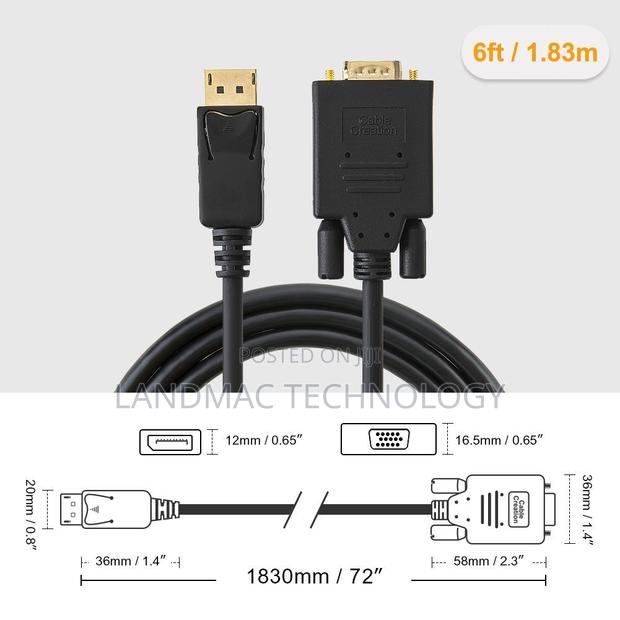 Displayport to Vga Cable · Photo 1