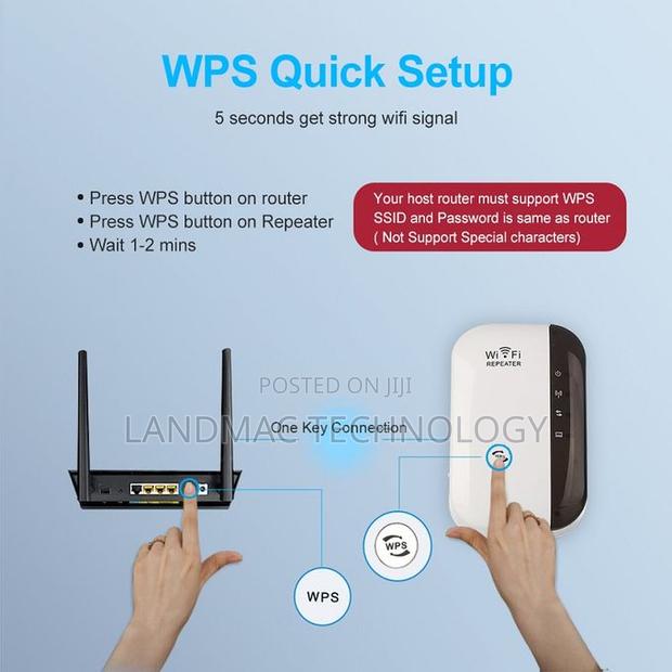 Wifi Repeater 300mbps Rj45 Port Network Extender · Photo 2