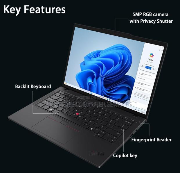 New Laptop Lenovo ThinkPad T14 16GB Intel Core Ultra 7 SSD 512GB · Photo 2