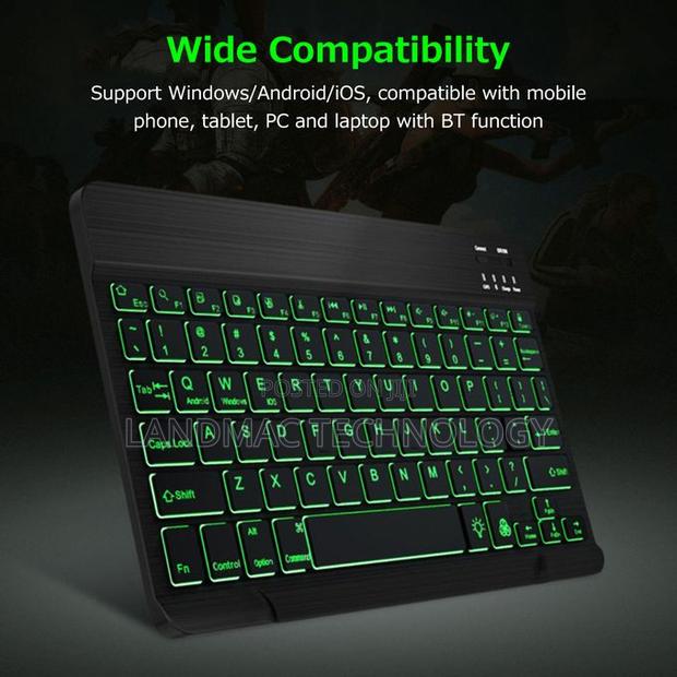 Wireless Bt Keyboard Ultra-thin Rechargeable Mixed Light · Photo 4