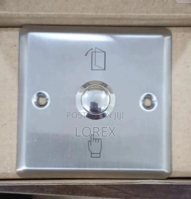 Exit Push Button Stainless Steel Door Button Switch · Photo 1