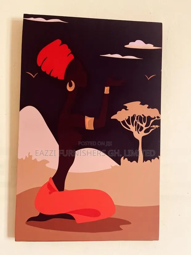 African Woman Lady Pray Wall Arts Canvas Frame Pop · Photo 1