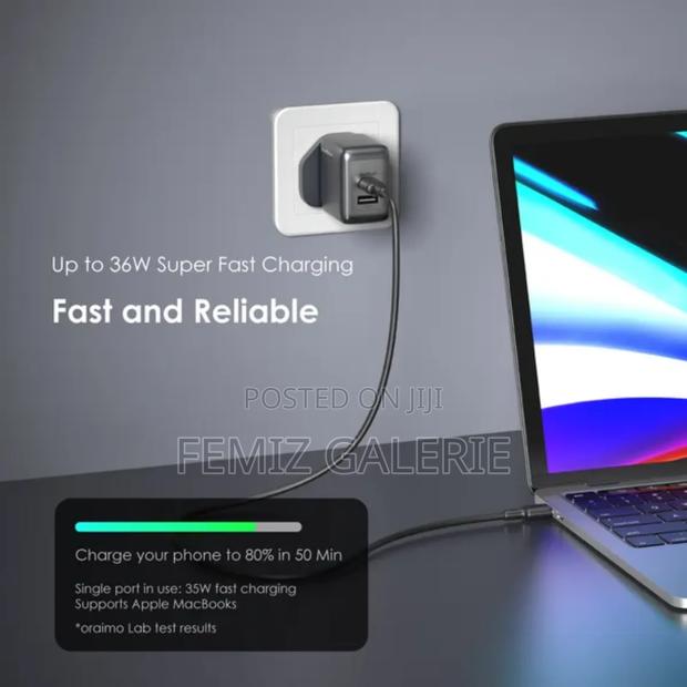 Oraimo Powergan 36 Pro 36w Wall Charger Kit · Photo 2