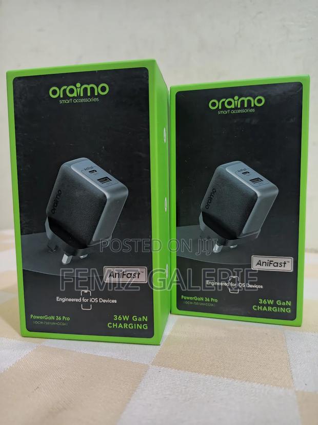 Oraimo Powergan 36 Pro 36w Wall Charger Kit · Photo 1