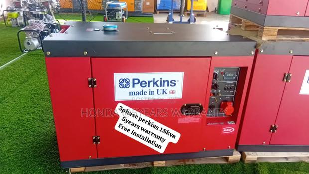 Mobile Generator Rentals Perkins 18kva 3phase 20000watt 18kv · Photo 1