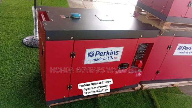 Outdoor Generator Enclosure Perkins 18kva 20000watt 3phase · Photo 1