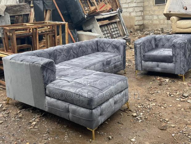 L Shape Sofa With Single and Free Delivery · Photo 1