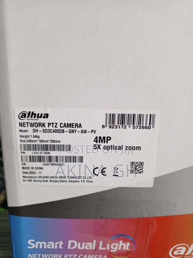 Dahua Network PTZ 5x Zoom Wifi Camera 4mp Dh-Sd3c405db-Gny-Aw-Pv · Photo 2