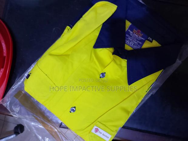 Mining Cotton Shirt - Yellow & Orange. · Photo 4