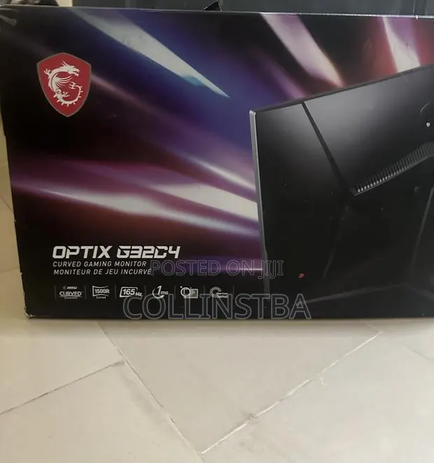Msi 32 Inches Curved Edgeless Gaming Monitor, 165hz Brand New · Photo 1