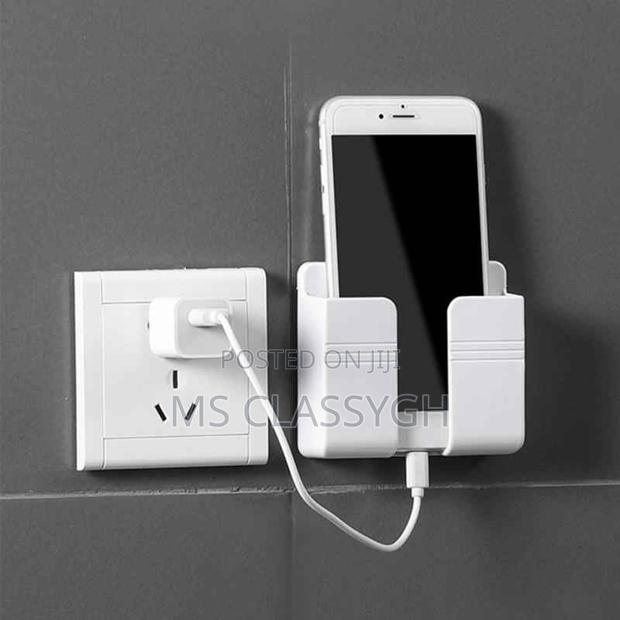 Phone Wall Shelf Organizer Remote Control Mobile Holder · Photo 2
