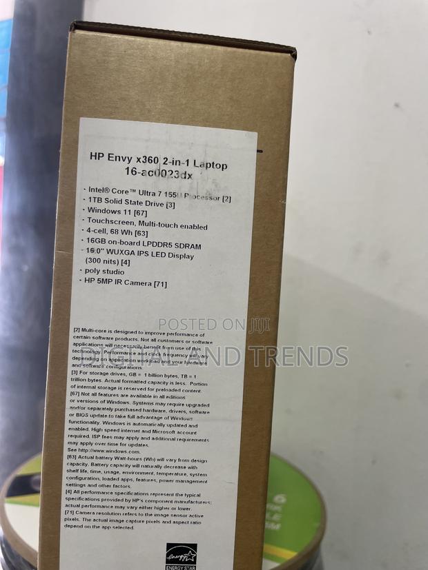 New Laptop HP Envy x360 16GB Intel Core i7 SSD 1T · Photo 3