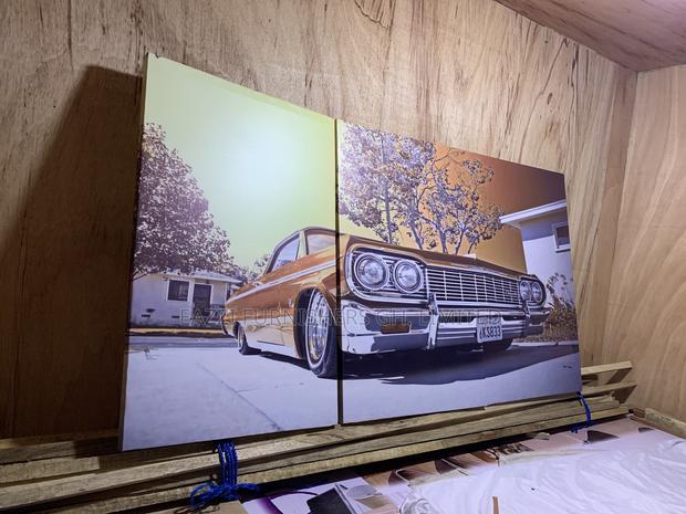 3 Sets Wall Arts Canvas Cadillac Car Portraits Decor · Photo 2