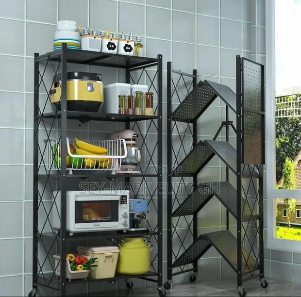 5 Tier Foldable Storage Rack · Photo 1