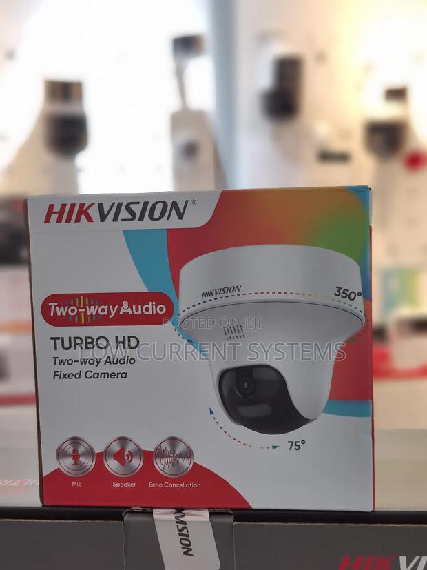 Hikvision 2mp Two Way Audio Siren Fixed Bullet Pt Turret · Photo 1