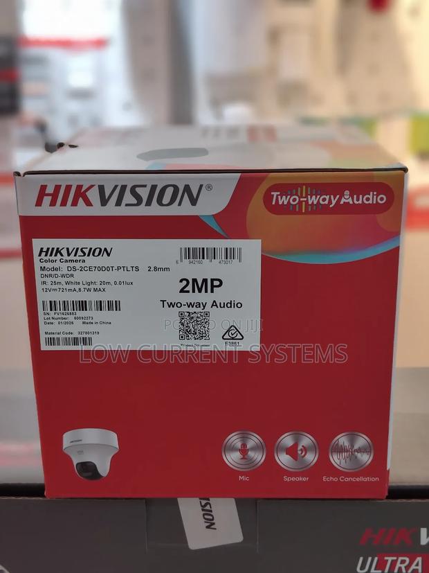 Hikvision 2mp Two Way Audio Siren Fixed Bullet Pt Turret · Photo 3
