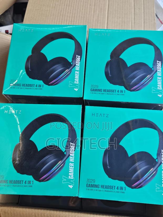 Heatz Zg29 RGB Gaming Headset 4 in 1 Wireless Bluetooth · Photo 1