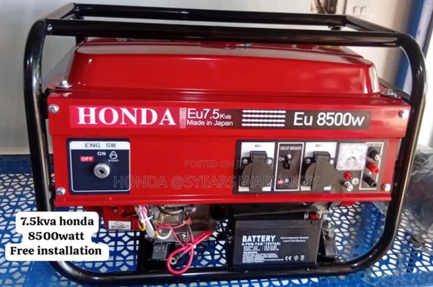 Keystart Honda 7.5kva 8500watt Petrol Generator 7.5kva 8500w · Photo 1