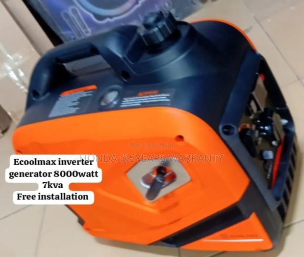 7kva Ecoolmax Inverter Generator 8000watt Petrol Silent · Photo 1