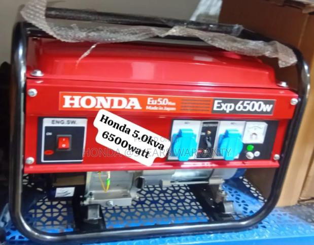 6500watt Honda 5.0kva Generator Petrol 5.0kva 6500watt · Photo 1