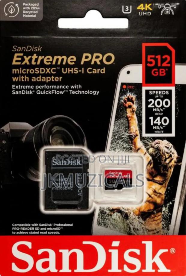 Camera Sd Card_ Sandisk Micro Sd 256gb 200mb/S_ Original Extreme Pro · Photo 2